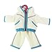 Shero Doll Clothes - 2 Pieces Suit Fits American Girl Doll and other 16 inch Dolls (Blue)