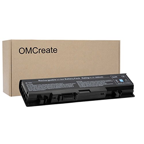 OMCreate New Laptop Battery for Dell Studio WU946 1558 1555 1537 1535 PP39L PP33L 1536, alos fits P/N WU946 MT264-12 Months Warranty