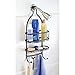 mDesign Bathroom Shower Caddy, for Shampoo, Conditioner, Soap and Razors - Bronze