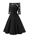 EvoLand Women's Plus Size Elegant Party Dresses For Women Special Occasion, Black, XX-Large
