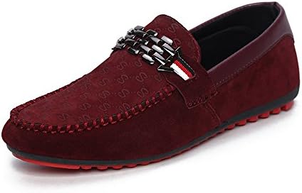 Jtomoo Driving Fashion Loafer Slip on Soft Leather Shoes Sneakers For Men