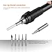 TACKLIFE SKY47AC 11-in-1 ESD Protecting Soldering Iron Kit 60W Adjustable Temperature Welding Soldering Iron, with 5pcs Different Soldering Tips, Solder Sucker, Soldering Wire,Cleaning Sponge Stand