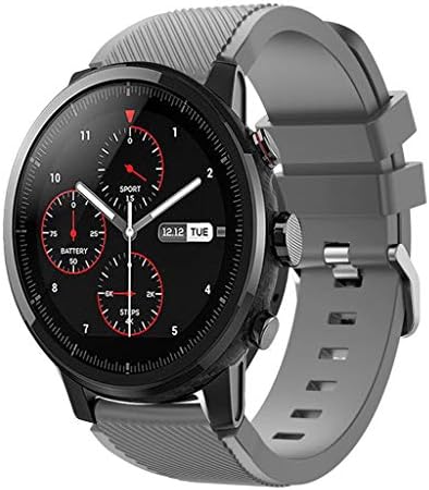 Sinma Multicolor Smart Watch Sport Band Soft Silicone Replacement Band Compatible for Amazfit Stratos Smart Watch 2S