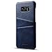 Samsung Galaxy S8 Plus Wallet Phone Case, Slim PU Leather Back Case Cover With Credit Card Holder Blue Case