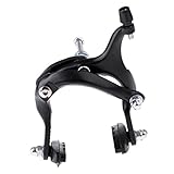 Prettyia Bicycle Brake C Caliper System Front/Rear Side Pull Brake Long Arms Clamp Quick-Release Bike Lever Cable Housing