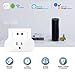Wifi Smart Plug, ELEGIANT Mini Outlet Compatible with Alexa Echo Google Home and IFTTT, Energy Monitoring and Timer Function Smart Socket, No Hub Required, 2.4GHz Wifi Networks 16A