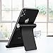 Cell Phone Stand for Desk, TORRAS ABS Adjustable Desktop Cradle Stand Holder for iPhone X / 8 / 7 / 6 Plus, Kindle, iPad, Mobile Phone and Tablets (Up to 8 inch) - Black