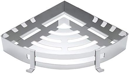 Gricol Bathroom Corner Shelf Stainless Steel Corner Shower Caddy Self Adhesive No Damage Wall Mount