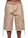 MENS BASIC BELTED CARGO SHORTS BIG MENS PLUS SIZE URBAN HIP HOP LONG SHORTS HWP110N