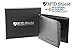 RFID Shield Anti-Theft RFID Signal Blocking Wallet Genuine Top Grain Leather Slim Bifold by iGuard Protection Against Electronic Pick Pocketing, Identity Theft and Credit Card Data Breaches (Black)
