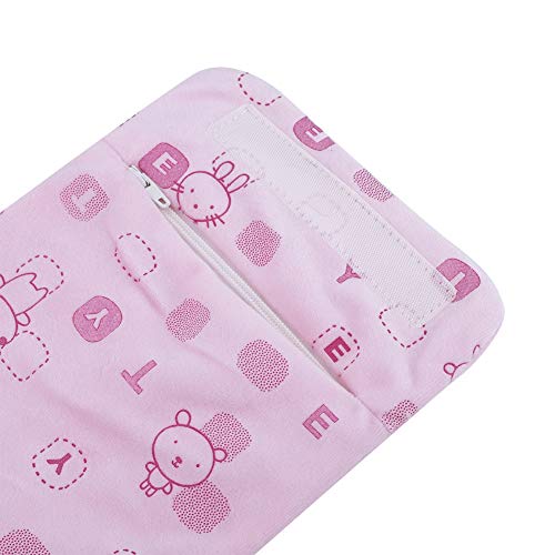 Baby Bottle Warmer - USB Portable Travel Mug Milk Heater Bottle Heater Feeding Bottle Infant Storage Bag (Color : Pink) - Thumbnail 2