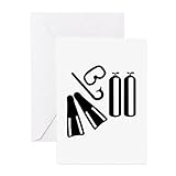 CafePress - Diving Equipment - Greeting Card, Note