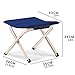 DRSPSB Folding Camping Stool, Portable Lightweight Mini Fold Chair Aluminum Alloy Fishing Square Stool for Fishing Hiking Gardening Traveling and Beachthumb 3