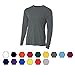 Long Sleeve Wicking Moisture Management Cooling Athletic Shirt/Undershirt Crewneck (All Sports: Baseball, Softball, Soccer, Volleyball, Football, Basketball, Casual Wear…)