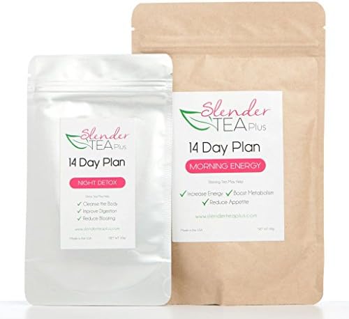 14 Day Morning Energy &amp; Night Detox Tea Plan