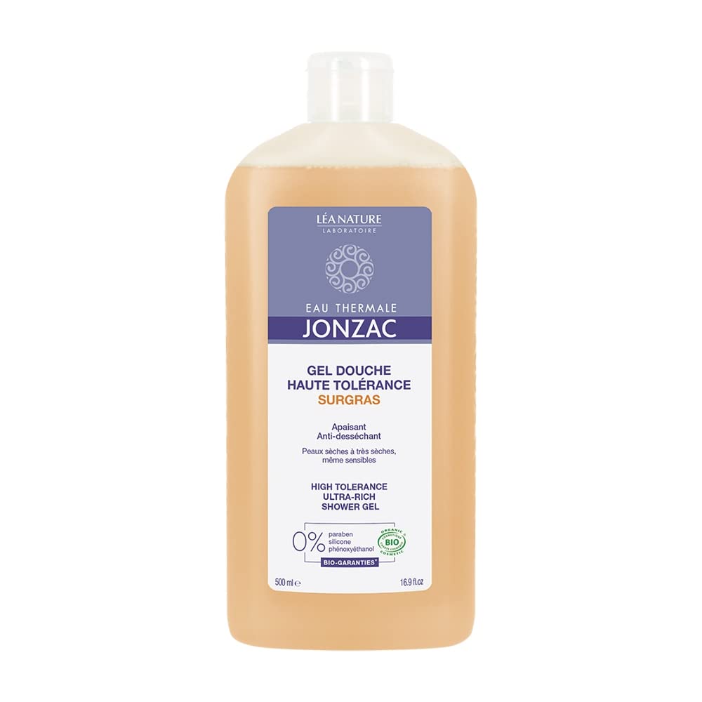 Eau Thermale Jonzac ORGANIC SHOWER GEL, SulphateFree and SoapFree, 500 millilitre