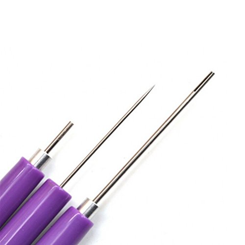 ODETOJOY 2 Quilling Slotted Tools+1 Awl+1 Quilling Curling Coach Best Starter Quilling Paper Pen Set