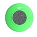 GJTWireless Bluetooth Waterproof Shower Speaker:3.0 Speaker, Mini Water Resistant Wireless Shower Speaker,Portable Speakerphone with Built-in Mic,Bathroom,Pool,Boat,Beach,&Outdoor(Green)