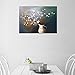 Wieco Art Plum Blossom Floral Oil Paintings Canvas Wall Art Modern Contemporary Abstract White Flowers Artwork Ornament Ready to Hang for Living Room Bedroom Kitchen Home Decorations Wall Decor