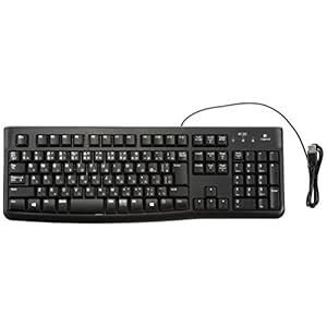 Logicool ロジクール 耐水 静音設計 有線キーボード K120 USB接続 テンキーあり 薄型 3年間無償保証