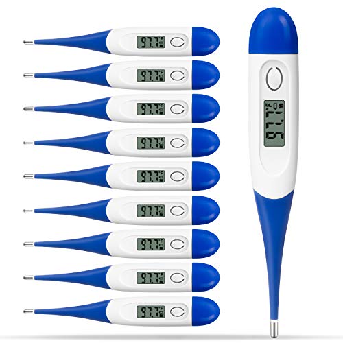10Pack Thermometer Fahrenheit Accurate Digital Thermometer Mercury