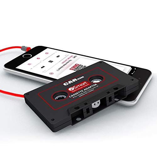 iiwey Cassette Adapter for Cars, 2019 Upgrade Car Audio Cassette to Aux Adapter, Listen to iPods, Smartphoens, MP3 Player in a Standard Vehicle Cassette Player