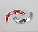 u-Box Chrome Roof Reading Light Cover Trim for 2011-2016 Jeep Wrangler 4-Door - Set