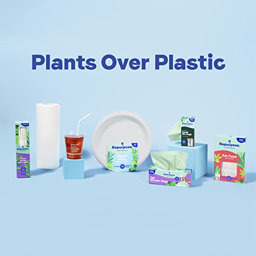 Repurpose 3 Gallon, 11 Liter Super Strong, Small Compostable Trash Bags