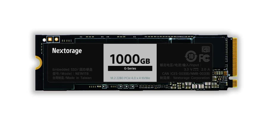 Nextorage Japan 1TB NVMe PCIe Gen.4 M.2 Internal SSD (Read Speed