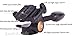 Koolehaoda Tripod Pan Head 360°Single Handle Hydraulic Damping Three-Dimensional Head with Quick Release Plate for Tripod, Monopod, DSLR Camera, Camcorder