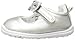 Carter's Every Step Girls' Gigi Baby Mary Jane Flat, Silver, 4 M US Toddler
