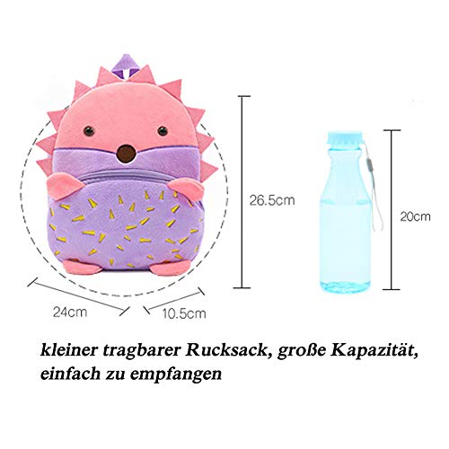YZNlife Kleinkind Rucksack Kindergartenrucksack, Plüsch Tier Rucksack Mini Cartoon Backpack, Mini Animal Rucksack… – Bild 6