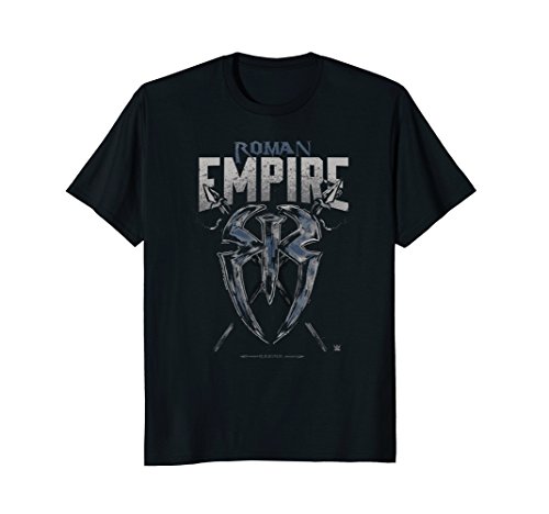 Mens WWE Roman Reigns Roman Empire Distressed Medium Black