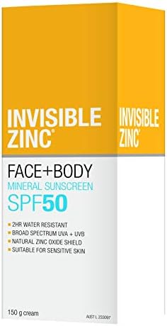 invisible zinc face sunscreen