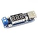 DZS Elec DC-DC Buck Constant Voltage Converter 4.5V-40V to 5V 2A USB Output Voltmeter Step-Down Module for DIY USB Charge Board, Voltmeter Monitor, Voltage Converter