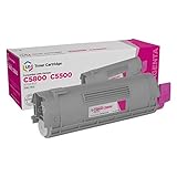 LD © Compatible Replacement for Okidata 43324402 (Type C8) High Yield Magenta Laser Toner Cartridge for use in Okidata OKI C5500n, C5650dn, C5650n, C5800, C5800Ldn, and C5800n Printers