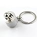 maycom Creative Auto Part Model Gear Box Keychain Six-speed Manual Transmission Shift Lever Keyring Key Chain Ring Keyrings Keyfob (Silver)