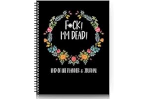 NIGRITY I'm Dead, End Of Life Planner, I'M Dead Book Planner,Important Document Organizer, for Possessions, Guided Final Arrangements When I'M Gone Workbook Organizer Notebook