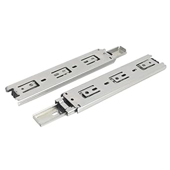 Uxcell 200mmx45mm Ball Bearing Slide Rail Cabinet Drawer Runners