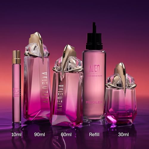 Alien Pulp Eau de Parfum, Perfume para Mulheres, Fragrância Floral Frutada, Aroma Supra Delicioso, Jasmim Cremoso e Almíscares Aveludados em Garrafa Icónica Reutilizável, 60 ml