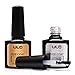 ULG Gel Nail Polish No Wipe Top and Base Coat Set Soak Off UV LED 10ml