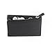 Leather Clutch Wallets for Women - RFID Blocking Slim Wallet in Black
