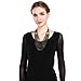 Zhenhui High Quality Vintage Bohemia Multilayer Beads Choker Chain Necklace Women Girls Fashion Jewelry Accessories (Black)