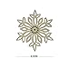 27PCS Wooden Snowflakes Shaped Christmas Hanging Ornaments, Unfinished Blank Wood Cutouts Embellishments Crafts w/Natural Twine for Home Christmas Tree Decor, Xmas Gift Tags (Bulk Large Snowflakes)