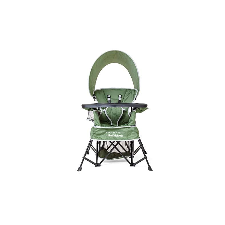 Baby Delight Go with Me Venture Deluxe Portable Chair | Moss Bud, 1 Count (Pack of 1), Green