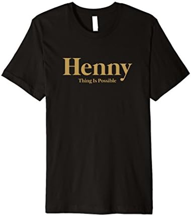Mens Henny Thing Is Possible Large Black