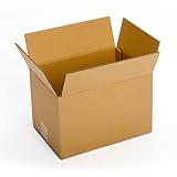 Pratt PRA0047 Recycled Corrugated Cardboard Single Wall Standard Box with C Flute, 12" Length x 8" Width x 8" Height, (Pack of 25) (Misc.)