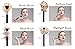BeautyKate 8pcs Makeup Brushes Set Cosmetic Blusher Eye Shadow Brush Set Kit (Black Rose Gold)