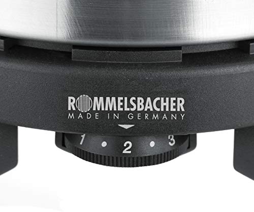 Giannini | 103 Kaffekocher Italien, Espressokocher Induktion 6 Tassen Edelstahl & ROMMELSBACHER Reisekochplatte RK 501… – Bild 8