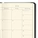 2019 Gallery Leather Pocket Monthly Planner Acadia Black 6